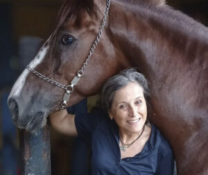 Ana Stela Fonseca e cavalo